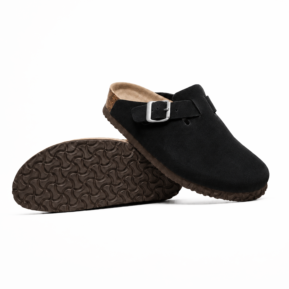 Suede Clogs
