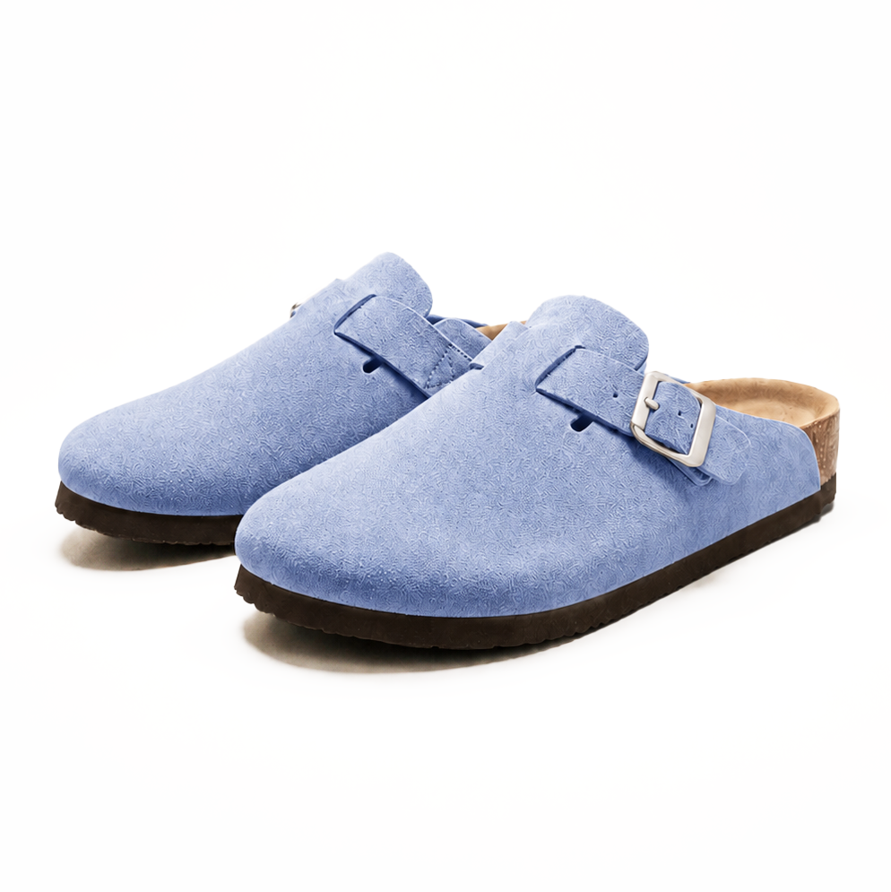 Suede Clogs