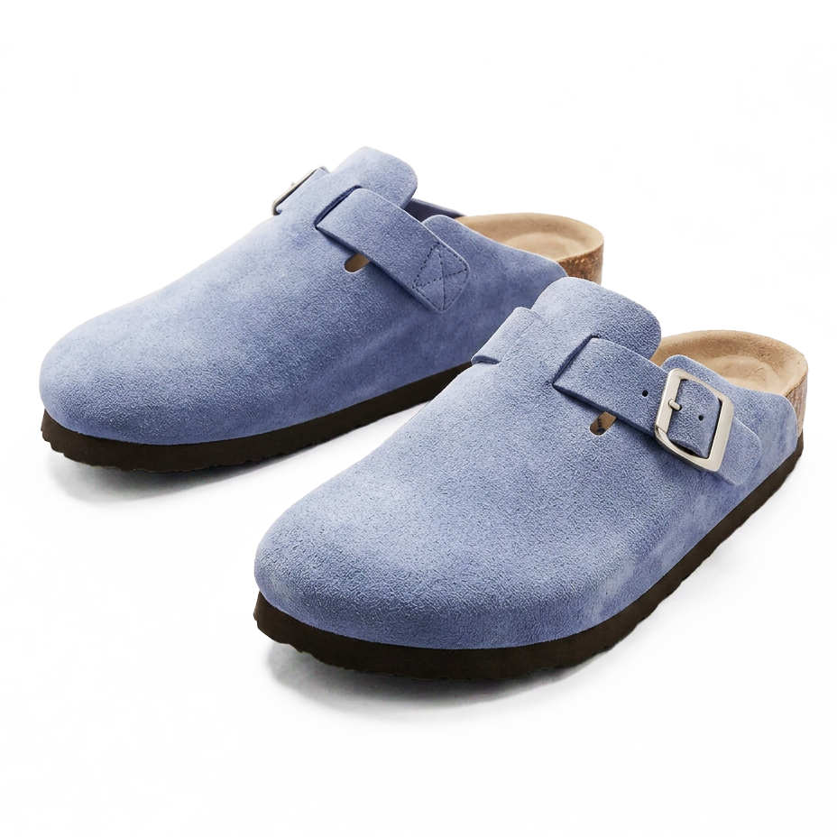 Suede Clogs