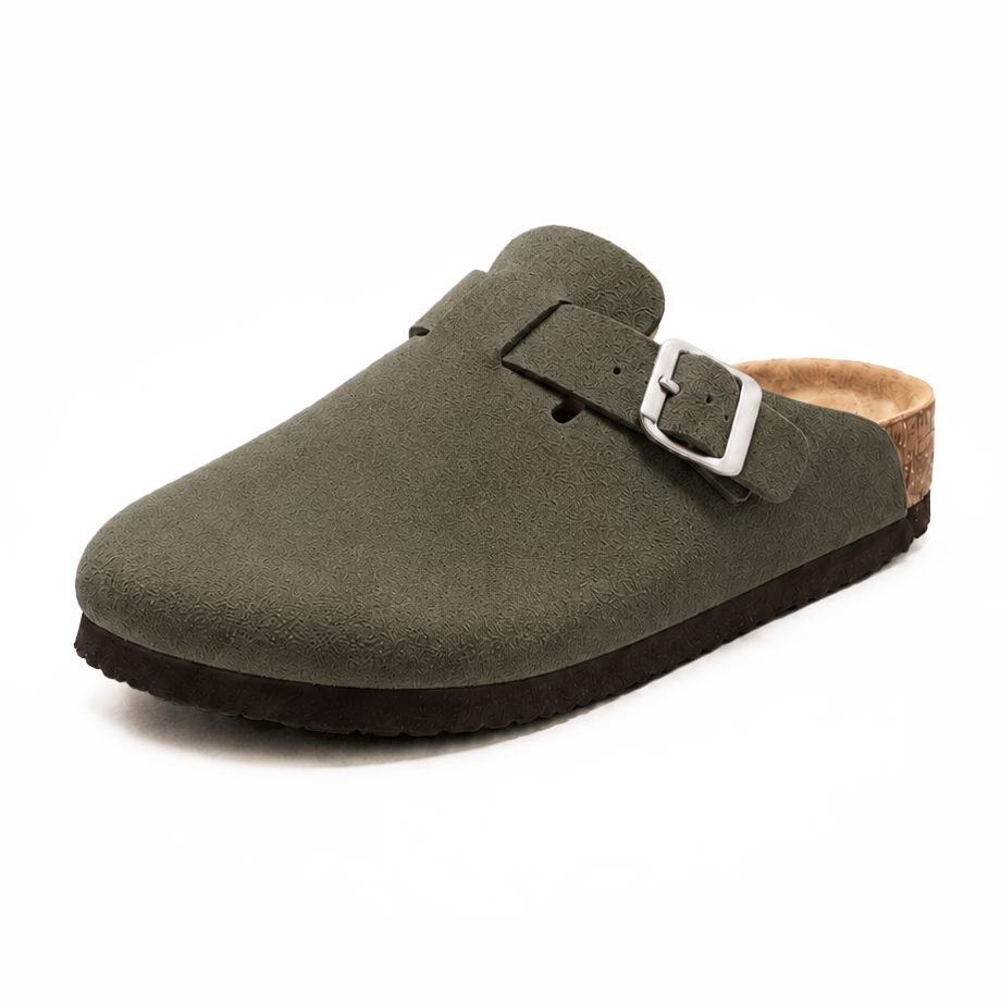 Suede Clogs