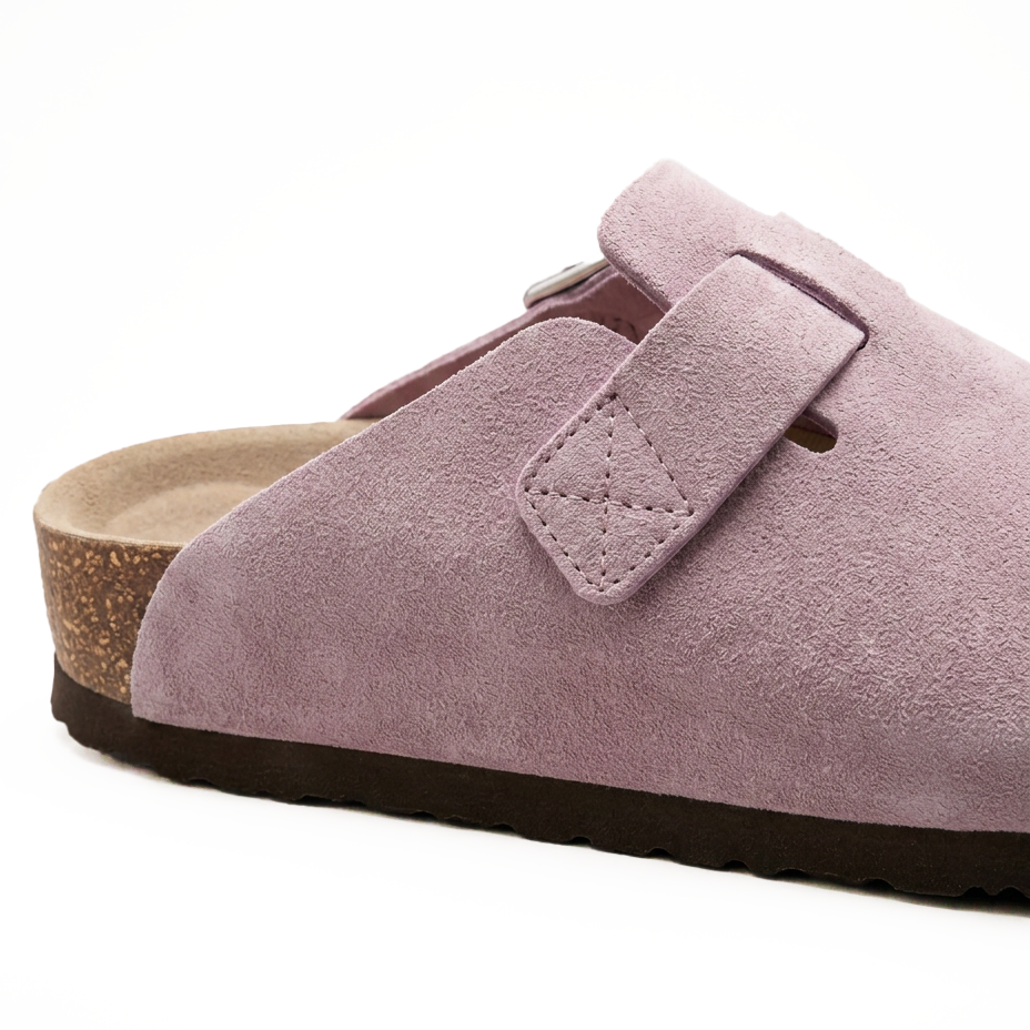 Suede Clogs