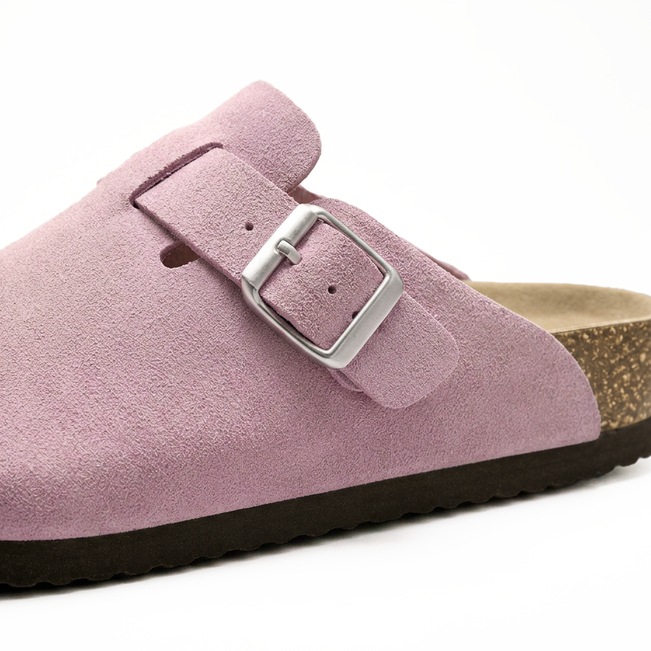 Suede Clogs