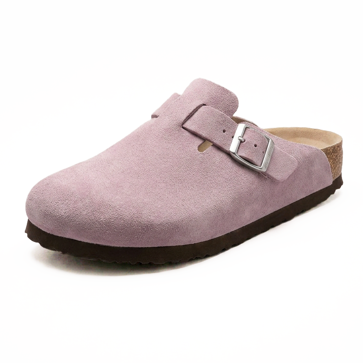 Suede Clogs