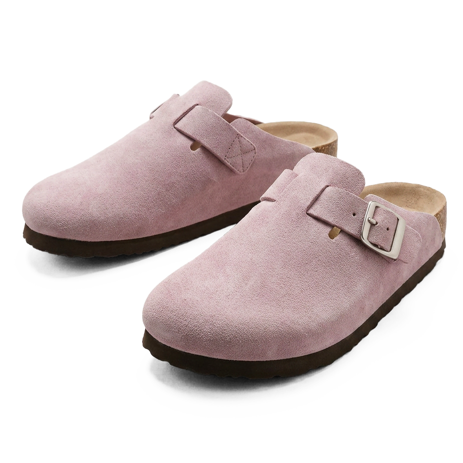 Suede Clogs